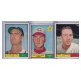 1961 Topps Baseball - Bob Buhl, Mike Fornieles, Jim Baumer