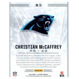 Christian McCaffrey - 2020 Illusions, 2021 Mosaic Green Prizm, 2022 Contenders, 2023 Prizm, 2024 Rookies & Stars, 2025 Mosaic