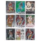 Christian McCaffrey - 2020 Illusions, 2021 Mosaic Green Prizm, 2022 Contenders, 2023 Prizm, 2024 Rookies & Stars, 2025 Mosaic