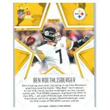 Ben Roethlisberger - 2020 Chronicles, Rookies & Stars, 2021 Illusions, Prizm Draft, Mosaic, Optic, 2023 Mosaic