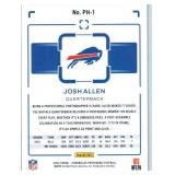 Josh Allen - 2021 Prizm Draft, 2022 Chronicles, 2023 Donruss, 2024 Rookies & Stars, 2025 Absolute