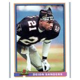Deion Sanders - 1991 Bowman, 2021 Illusions, 2023 Prizm, Absolute, Prestige, Prizm