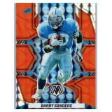 Barry Sanders - 2020 Chronicles, 2021 Playoff, 2022 Score, Mosaic Reactive Orange