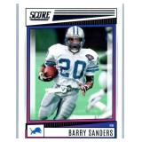 Barry Sanders - 2020 Chronicles, 2021 Playoff, 2022 Score, Mosaic Reactive Orange