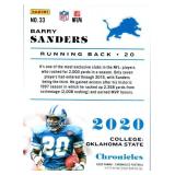 Barry Sanders - 2020 Chronicles, 2021 Playoff, 2022 Score, Mosaic Reactive Orange
