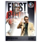 Joe Montana - 2020 Select, 2021 Playoff, 2022 Score, 2023 Mosaic, 2025 Prizm