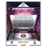 Joe Montana - 2020 Select, 2021 Playoff, 2022 Score, 2023 Mosaic, 2025 Prizm