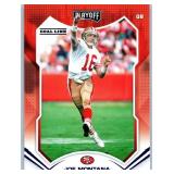 Joe Montana - 2020 Select, 2021 Playoff, 2022 Score, 2023 Mosaic, 2025 Prizm