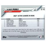 Albert Pujols - 2002 Donruss Fan Club, 2002 Topps, 2002 Topps Ten, 2002 Victory, 2020 Topps Update