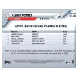 Albert Pujols - 2002 Donruss Fan Club, 2002 Topps, 2002 Topps Ten, 2002 Victory, 2020 Topps Update