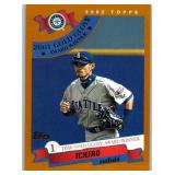 Ichiro Suzuki - 2002 Donruss Fan Club, 2002 Fleer, 2002 Topps, 2002 Topps Ten, 2002 UD MVP