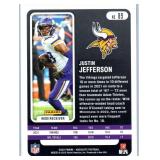 Justin Jefferson - 2021 Score, 2022 Absolute, 2024 Contenders, 2025 Absolute