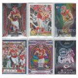 Travis Kelce - 2023 Absolute, 2023 Donruss, 2023 Prizm, 2024 Contenders, 2024 Select, 2025 Donruss