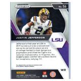 Justin Jefferson - 2020 SAGE HIT, 2020 Score, 2021 Prizm Draft Picks