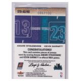 Amare Stoudemire / Kevin Garnett - 2003 Fleer