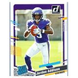 Jordan Addison - 2023 Donruss, 2024 Absolute, 2024 Optic, 2024 Select, 2025 Absolute