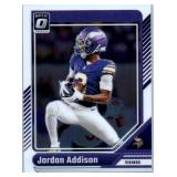 Jordan Addison - 2023 Donruss, 2024 Absolute, 2024 Optic, 2024 Select, 2025 Absolute
