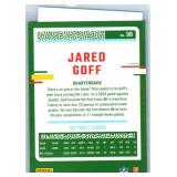 Jared Goff - 2021 Absolute, 2022 Contenders, 2023 Optic, 2023 Prizm, 2024 Absolute, 2024 Donruss, 2024 Rookies & Stars, 2024 Select, 2025 Rookies & Stars