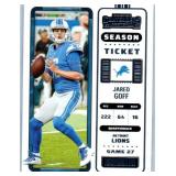 Jared Goff - 2021 Absolute, 2022 Contenders, 2023 Optic, 2023 Prizm, 2024 Absolute, 2024 Donruss, 2024 Rookies & Stars, 2024 Select, 2025 Rookies & Stars