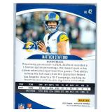 Matthew Stafford - 2020 Rookies & Stars, 2020 Select, 2021 Prizm Draft Picks, 2022 Score, 2023 Donruss, 2024 Mosaic, 2024 Optic, 2025 Absolute