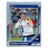 Matthew Stafford - 2020 Rookies & Stars, 2020 Select, 2021 Prizm Draft Picks, 2022 Score, 2023 Donruss, 2024 Mosaic, 2024 Optic, 2025 Absolute