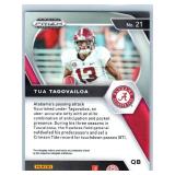 Tua Tagovailoa - 2021 Chronicles, 2021 Prizm Draft Picks, 2021 Score, 2021 Select, 2023 Absolute, 2023 Mosaic, 2024 Contenders, 2025 Absolute