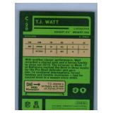 T.J. Watt - 2019 Chronicles, 2020 Donruss, 2022 Donruss, 2023 Mosaic, 2024 Contenders