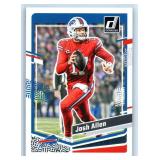 Josh Allen - 2020 Rookies & Stars, 2021 Playoff, 2022 Prestige, 2023 Donruss, 2024 Optic, 2025 Donruss
