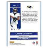 Lamar Jackson - 2020 Rookies & Stars, 2021 Chronicles, 2021 Prizm, 2022 Chronicles, 2022 Select, 2025 Mosaic