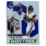 Lamar Jackson - 2020 Rookies & Stars, 2021 Chronicles, 2021 Prizm, 2022 Chronicles, 2022 Select, 2025 Mosaic