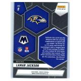 Lamar Jackson - 2020 Rookies & Stars, 2021 Chronicles, 2021 Prizm, 2022 Chronicles, 2022 Select, 2025 Mosaic