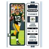 Aaron Rodgers - 2020 Score, 2021 Score, 2022 Contenders, 2022 Select, 2023 Donruss, 2024 Absolute, 2025 Optic