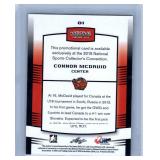 Connor McDavid Leaf Rookie Card