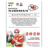 Patrick Mahomes II - 2020 Chronicles, 2020 Rookies & Stars, 2020 Score, 2021 Prestige, 2022 Donruss, 2022 Select