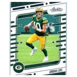 Jordan Love - 2020 Score, 2023 Absolute, 2023 Optic, 2024 Absolute, 2024 Optic, 2025 Donruss