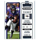Lamar Jackson - 2021 Chronicles, 2021 Contenders, 2022 Chronicles, 2022 Contenders, 2023 Optic, 2023 Prestige, 2024 Donruss, 2024 Rookies & Stars, 2025 Absolute