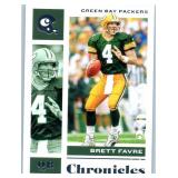 Brett Favre - 2020 Chronicles, 2022 Optic, 2023 Optic, 2023 Prestige, 2024 Donruss, 2025 Prizm
