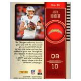 Justin Herbert - 2021 Playoff, 2023 Legacy, 2024 Mosaic, 2025 Absolute, 2025 Donruss, 2025 Optic