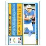 Justin Herbert - 2021 Playoff, 2023 Legacy, 2024 Mosaic, 2025 Absolute, 2025 Donruss, 2025 Optic