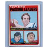 1971 NFC Passing Leaders (Roger Staubach / Greg Landry / Bill Kilmer) - 1971 Topps, 1972 Topps