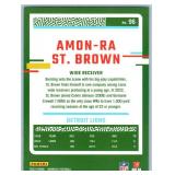 Amon-Ra St. Brown - 2021 Donruss, 2021 Prestige, 2021 Prizm, 2023 Donruss, 2024 Mosaic, 2024 Optic