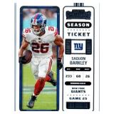 Saquon Barkley - 2020 Mosaic, 2021 Contenders, 2022 Contenders, 2023 Donruss, 2025 Absolute, 2025 Donruss, 2025 Mosaic, 2025 Phoenix, 2025 Rookies & Stars