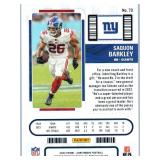 Saquon Barkley - 2020 Mosaic, 2021 Contenders, 2022 Contenders, 2023 Donruss, 2025 Absolute, 2025 Donruss, 2025 Mosaic, 2025 Phoenix, 2025 Rookies & Stars