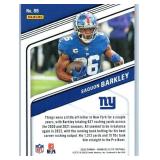 Saquon Barkley - 2020 Mosaic, 2021 Contenders, 2022 Contenders, 2023 Donruss, 2025 Absolute, 2025 Donruss, 2025 Mosaic, 2025 Phoenix, 2025 Rookies & Stars