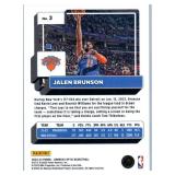 Jalen Brunson - 2021 Illusions, 2021 Optic, 2022 Optic, 2024 Hoops, 2024 Select