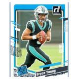 Bryce Young - 2023 Contenders, 2023 Donruss, 2024 Donruss, 2024 Prizm, 2024 Rookies & Stars, 2025 Donruss, 2025 Mosaic