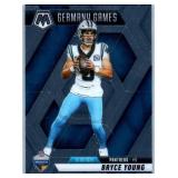 Bryce Young - 2023 Contenders, 2023 Donruss, 2024 Donruss, 2024 Prizm, 2024 Rookies & Stars, 2025 Donruss, 2025 Mosaic