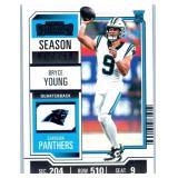 Bryce Young - 2023 Contenders, 2023 Donruss, 2024 Donruss, 2024 Prizm, 2024 Rookies & Stars, 2025 Donruss, 2025 Mosaic