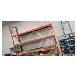 Heavy-Duty Pallet Rack (Rack Only)—Contents on the rack or around the rack are not part of this auction.  Dimensions: 114" L x 27" W x 120" H.