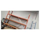 Heavy-Duty Pallet Rack (Rack Only)—Contents on the rack or around the rack are not part of this auction.  Dimensions: 114" L x 27" W x 120" H.